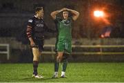 23 March 2018; Dougie Fife of Edinburgh with Denis Coulson of Connacht after the Guinness PRO14 Round 18 match between Connacht and Edinburgh at the Sportsground in Galway. Photo by Diarmuid Greene/Sportsfile