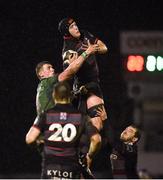 23 March 2018; Lewis Carmichael of Edinburgh in action against Gavin Thornbury of Connacht during the Guinness PRO14 Round 18 match between Connacht and Edinburgh at the Sportsground in Galway. Photo by Diarmuid Greene/Sportsfile