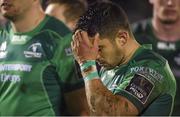 23 March 2018; Tiernan O’Halloran of Connacht after the Guinness PRO14 Round 18 match between Connacht and Edinburgh at the Sportsground in Galway. Photo by Diarmuid Greene/Sportsfile