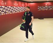 23 March 2018; Alan Judge of Republic of Ireland arrives prior to the International Friendly match between Turkey and Republic of Ireland at Antalya Stadium in Antalya, Turkey. Photo by Stephen McCarthy/Sportsfile