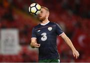 23 March 2018; Alex Pearce of Republic of Ireland warms up prior to the International Friendly match between Turkey and Republic of Ireland at Antalya Stadium in Antalya, Turkey. Photo by Stephen McCarthy/Sportsfile