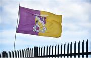 24 March 2018; A Wexford flag prior to the Allianz Hurling League Division 1 quarter-final match between Wexford and Galway at Innovate Wexford Park in Wexford. Photo by Sam Barnes/Sportsfile