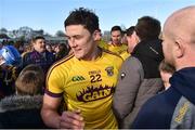 24 March 2018; Lee Chin of Wexford is congratulated by supporters following the Allianz Hurling League Division 1 quarter-final match between Wexford and Galway at Innovate Wexford Park in Wexford. Photo by Sam Barnes/Sportsfile