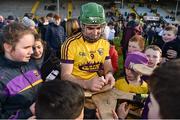 24 March 2018; Shaun Murphy of Wexford signs autographs for supporters following the Allianz Hurling League Division 1 quarter-final match between Wexford and Galway at Innovate Wexford Park in Wexford. Photo by Sam Barnes/Sportsfile