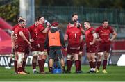 24 March 2018; Munster players during a break in play in the Guinness PRO14 Round 18 match between Munster and Scarlets at Thomond Park in Limerick. Photo by Diarmuid Greene/Sportsfile