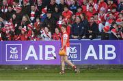 24 March 2018; Paul Schutte of Cuala leaves the field after picking up an injury during the AIB GAA Hurling All-Ireland Senior Club Championship Final replay match between Cuala and Na Piarsaigh at O'Moore Park in Portlaoise, Laois. Photo by Piaras Ó Mídheach/Sportsfile