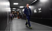 24 March 2018; Leinster senior coach Stuart Lancaster ahead of the Guinness PRO14 Round 18 match between Ospreys and Leinster at the Liberty Stadium in Swansea, Wales. Photo by Ramsey Cardy/Sportsfile