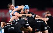 24 March 2018; Ross Molony of Leinster in action against Justin Tipuric of Ospreys during the Guinness PRO14 Round 18 match between Ospreys and Leinster at the Liberty Stadium in Swansea, Wales. Photo by Ramsey Cardy/Sportsfile