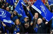 24 March 2018; Leinster supporters during the Guinness PRO14 Round 18 match between Ospreys and Leinster at the Liberty Stadium in Swansea, Wales. Photo by Ramsey Cardy/Sportsfile