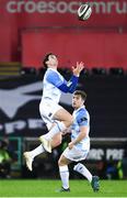 24 March 2018; Joey Carbery of Leinster during the Guinness PRO14 Round 18 match between Ospreys and Leinster at the Liberty Stadium in Swansea, Wales. Photo by Ramsey Cardy/Sportsfile