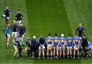 25 March 2018; The Tipperary players assemble for the squad photograph before the Allianz Hurling League Division 1 Quarter-Final match between Dublin and Tipperary at Croke Park in Dublin. Photo by Ray McManus/Sportsfile