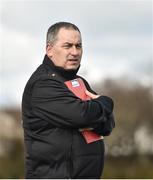 25 March 2018; Carlow manager Turlough O’Brien prior to the Allianz Football League Division 4 Round 7 match between Carlow and Laois at Netwatch Cullen Park in Carlow. Photo by Seb Daly/Sportsfile