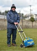 25 March 2018; Carlow backroom staff member Sean O'Reilly prior to the Allianz Football League Division 4 Round 7 match between Carlow and Laois at Netwatch Cullen Park in Carlow. Photo by Seb Daly/Sportsfile