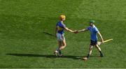 25 March 2018; Barry Heffernan of Tipperary shakes hands with Fergal Whitely of Dublin after the Allianz Hurling League Division 1 Quarter-Final match between Dublin and Tipperary at Croke Park in Dublin. Photo by Ray McManus/Sportsfile