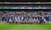 25 March 2018; The Monaghan squad prior to the Allianz Football League Division 1 Round 7 match between Dublin and Monaghan at Croke Park in Dublin. Photo by Stephen McCarthy/Sportsfile