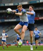 25 March 2018; Kieran Hughes of Monaghan in action against Philip McMahon of Dublin during the Allianz Football League Division 1 Round 7 match between Dublin and Monaghan at Croke Park in Dublin. Photo by Stephen McCarthy/Sportsfile