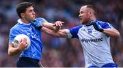 25 March 2018; Colm Basquel of Dublin in action against Vinny Corey of Monaghan during the Allianz Football League Division 1 Round 7 match between Dublin and Monaghan at Croke Park in Dublin. Photo by Stephen McCarthy/Sportsfile