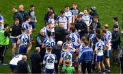 25 March 2018; Monaghan players congratulate each other after the Allianz Football League Division 1 Round 7 match between Dublin and Monaghan at Croke Park in Dublin. Photo by Ray McManus/Sportsfile