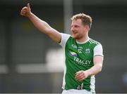 25 March 2018; Aidan Breen of Fermanagh celebrates after the Allianz Football League Division 3 Round 7 match between Longford and Fermanagh at Glennon Brothers Pearse Park in Longford. Photo by Eóin Noonan/Sportsfile