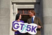 28 March 2018: Getting set for the Grant Thornton 5K Corporate Challenge 2018, Ireland’s largest and longest-running corporate run event were Ashling Thompson, Cork Camogie star and race ambassador and Gerard Walsh, Director Grant Thornton Cork. This year’s event will support the top 100 emerging young athletes in Ireland through the Athletics Ireland Junior high-performance programme while also raising funds to support the Simon Community. To enter: www.grantthornton.ie/GT5k. Photo by Eóin Noonan/Sportsfile