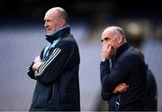 25 March 2018; Dublin manager Pat Gilroy and selector Anthony Cunningham, right, during the Allianz Hurling League Division 1 Quarter-Final match between Dublin and Tipperary at Croke Park in Dublin. Photo by Stephen McCarthy/Sportsfile