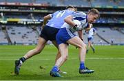 25 March 2018; Conor Boyle of Monaghan in action against Cormac Costello of Dublin during the Allianz Football League Division 1 Round 7 match between Dublin and Monaghan at Croke Park in Dublin. Photo by Stephen McCarthy/Sportsfile