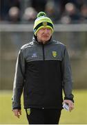 25 March 2018; Donegal manager Declan Bonner during the Allianz Football League Division 1 Round 7 match between Donegal and Mayo at MacCumhaill Park in Ballybofey, Donegal. Photo by Oliver McVeigh/Sportsfile