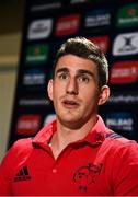 26 March 2018; Ian Keatley during a Munster Rugby press conference at the University of Limerick in Limerick. Photo by Diarmuid Greene/Sportsfile