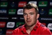 26 March 2018; Peter O'Mahony during a Munster Rugby press conference at the University of Limerick in Limerick. Photo by Diarmuid Greene/Sportsfile