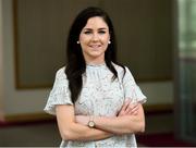 26 March 2018; The Women’s Gaelic Players Association (WGPA) presented its 2018 third-level scholarships on Friday 2nd March at PWC headquarters in Dublin. A total of 37 scholarships have been awarded to third-level students across multiple colleges who play intercounty Camogie and Ladies Football. The scholarship scheme recognises the efforts of WGPA members in pursuing a dual career, enabling them to focus their attention on taking opportunities for ongoing personal and professional development whilst striving for excellence as athletes. Pictured is Orla Devitt of Clare in attendance at PWC HQ, Spencer Dock in Dublin. Photo by David Fitzgerald/Sportsfile