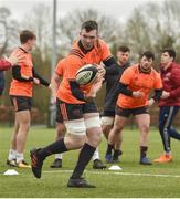 26 March 2018; Peter O'Mahony during Munster Rugby squad training at the University of Limerick in Limerick. Photo by Diarmuid Greene/Sportsfile