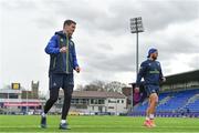 26 March 2018; Jonathan Sexton, left, and Jamison Gibson-Park during Leinster Rugby squad training at Energia Park in Donnybrook, Dublin. Photo by Ramsey Cardy/Sportsfile