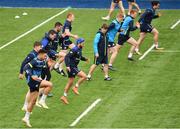 26 March 2018; Adam Byrne and his Leinster teammates during squad training at Energia Park in Donnybrook, Dublin. Photo by Ramsey Cardy/Sportsfile
