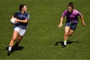 17 March 2018; Caroline Kelly of Kerry & 2017 All-Stars in action against Ciara O'Sullivan of Cork & 2016 All-Stars during the 2016 All-Stars v 2017 All-Stars Exhibition match during the TG4 Ladies Football All-Star Tour 2018. Chulalongkorn University Football Club Stadium, Bangkok, Thailand. Photo by Piaras Ó Mídheach/Sportsfile