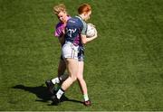 17 March 2018; Lauren Magee of Dublin & 2017 All-Stars in action against Fiona McHale of Mayo & 2016 All-Stars during the 2016 All-Stars v 2017 All-Stars Exhibition match during the TG4 Ladies Football All-Star Tour 2018. Chulalongkorn University Football Club Stadium, Bangkok, Thailand. Photo by Piaras Ó Mídheach/Sportsfile