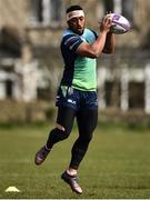 27 March 2018; Bundee Aki during Connacht Rugby squad training at the Sportsground in Galway. Photo by Seb Daly/Sportsfile