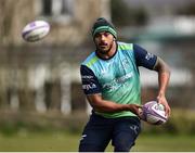 27 March 2018; Pita Ahki during Connacht Rugby squad training at the Sportsground in Galway. Photo by Seb Daly/Sportsfile