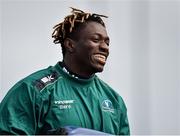 27 March 2018; Niyi Adeolokun during Connacht Rugby squad training at the Sportsground in Galway. Photo by Seb Daly/Sportsfile