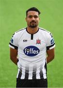 27 March 2018; Marco Tagbajumi of Dundalk during a squad portrait session at Oriel Park in Dundalk, Co Louth. Photo by Stephen McCarthy/Sportsfile