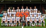 27 March 2018; The Dundalk squad and manager Stephen Kenny during a squad portrait session at Oriel Park in Dundalk, Co Louth. Photo by Stephen McCarthy/Sportsfile