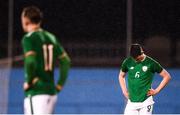 27 March 2018; Declan Rice, right, and Ronan Curtis of Republic of Ireland during the UEFA U21 Championship Qualifier match between the Republic of Ireland and Azerbaijan at Tallaght Stadium in Dublin. Photo by Stephen McCarthy/Sportsfile