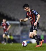 26 March 2018; Rob Manley of Bohemians during the EA SPORTS Cup First Round match between Bohemians and Cabinteely at Dalymount Park in Dublin.  Photo by David Fitzgerald/Sportsfile