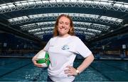 28 March 2018; Niall Quinn and Amber Barrett were announced today as Ambassadors for 2018 Para Swimming Allianz European Championships. Niall and Amber will now join Gordon D’Arcy and Jessie Barr along with 4, yet to be announced, ambassadors who will all take part in a 50m Ambassador challenge that will take place as part of the championships on Friday, August 17th. Pictured at the announcement is Amber Barrett at the National Aquatic Centre, in Blanchardstown, Dublin. Photo by Sam Barnes/Sportsfile