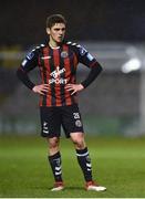 26 March 2018; Dylan Watts of Bohemians during the EA SPORTS Cup First Round match between Bohemians and Cabinteely at Dalymount Park in Dublin.  Photo by David Fitzgerald/Sportsfile