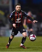 26 March 2018; Keith Ward of Bohemians during the EA SPORTS Cup First Round match between Bohemians and Cabinteely at Dalymount Park in Dublin.  Photo by David Fitzgerald/Sportsfile