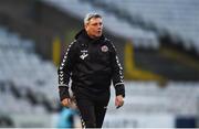 26 March 2018; Bohemians manager Keith Long prior to the EA SPORTS Cup First Round match between Bohemians and Cabinteely at Dalymount Park in Dublin.  Photo by David Fitzgerald/Sportsfile