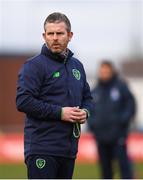 27 March 2018; Republic of Ireland assistant coach Mark Kinsella during the UEFA U21 Championship Qualifier match between the Republic of Ireland and Azerbaijan at Tallaght Stadium in Dublin. Photo by Stephen McCarthy/Sportsfile