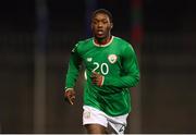 27 March 2018; Olamide Shodipo of Republic of Ireland during the UEFA U21 Championship Qualifier match between the Republic of Ireland and Azerbaijan at Tallaght Stadium in Dublin. Photo by Stephen McCarthy/Sportsfile