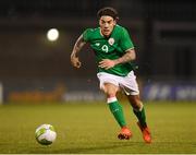 27 March 2018; Reece Grego-Cox of Republic of Ireland during the UEFA U21 Championship Qualifier match between the Republic of Ireland and Azerbaijan at Tallaght Stadium in Dublin. Photo by Stephen McCarthy/Sportsfile