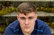 28 March 2018; Garry Ringrose poses for a portrait after a Leinster Rugby Press Conference at Leinster Rugby Headquarters in Dublin. Photo by Piaras Ó Mídheach/Sportsfile